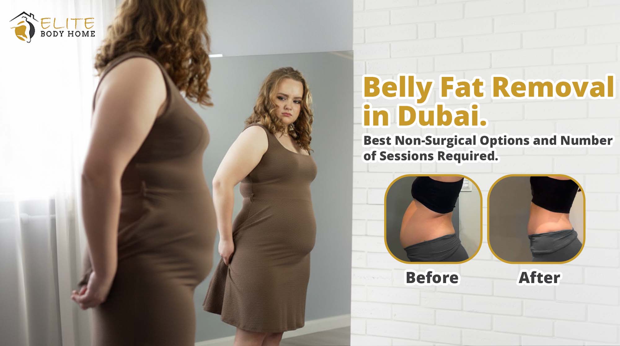 Belly Fat Removal in Dubai: Best Non-Surgical Options and Number of Sessions Required