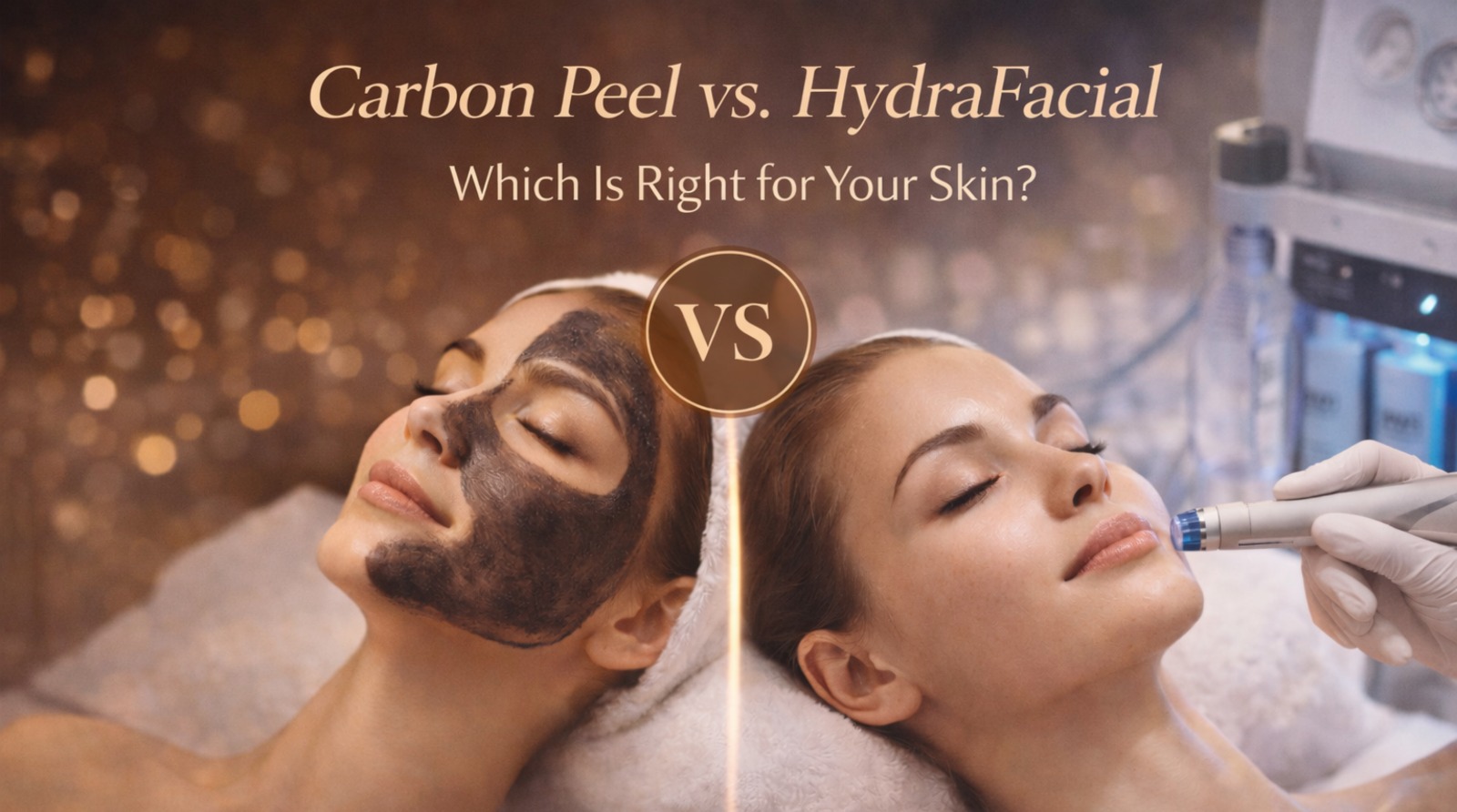 Carbon Peel vs. HydraFacial: Which Is Right for Your Skin?