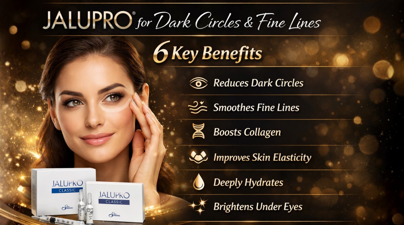 6 Reasons Why Jalupro Is the Best Treatment for Dark Circles & Fine Lines