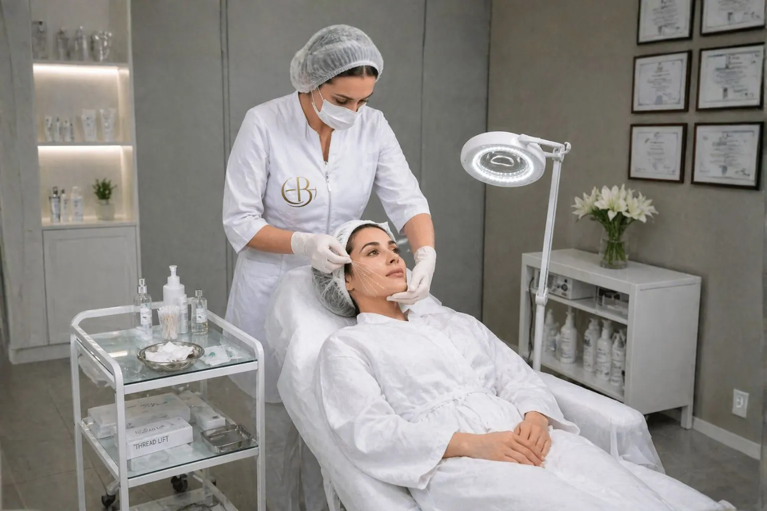 كيف تعمل تقنية شد الوجه بخيوط النضارة (facial rejuvenation threads)؟