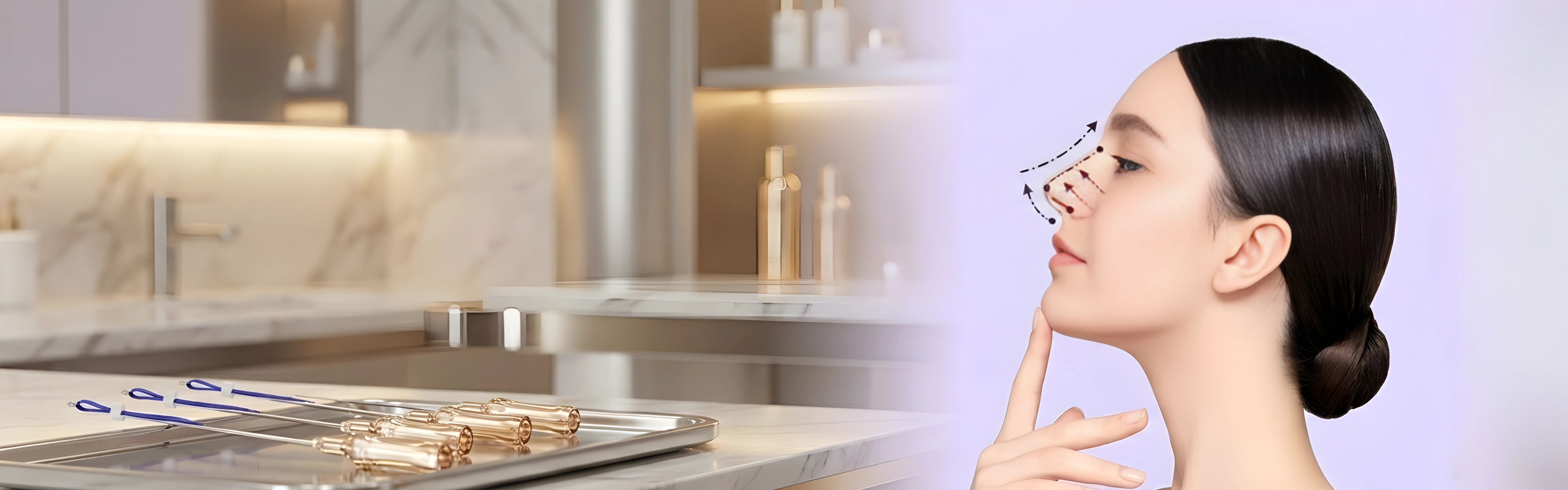 شد الأنف بالخيوط (Nose thread lift Dubai)