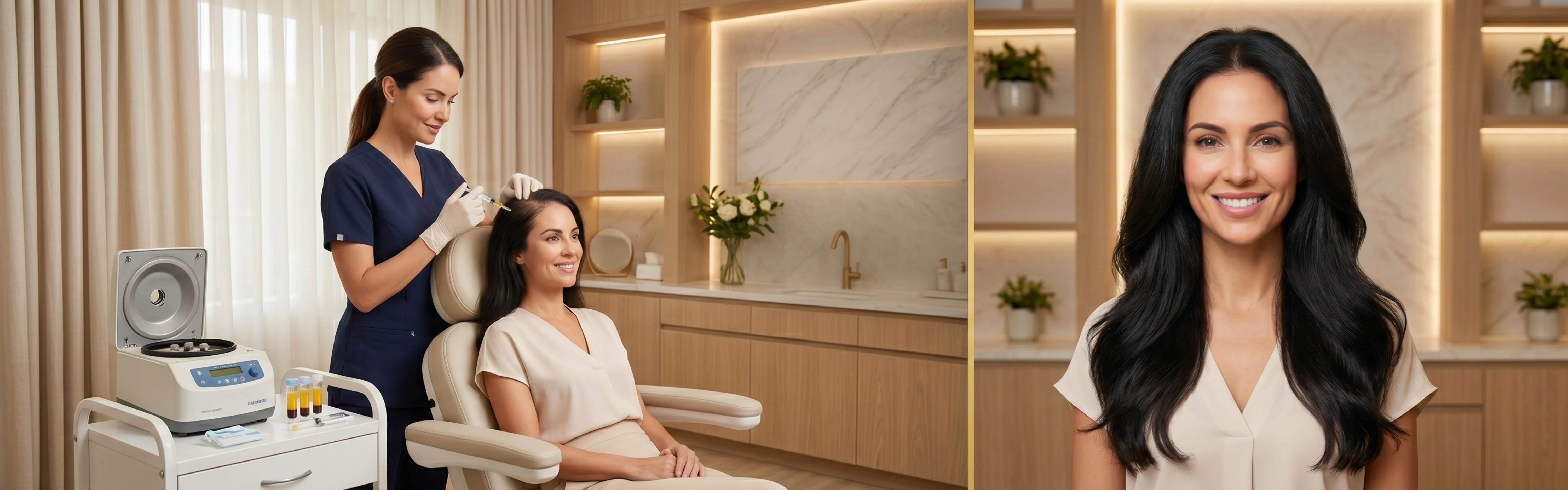 علاج الشعر بالبلازما (PRP Hair Treatment)