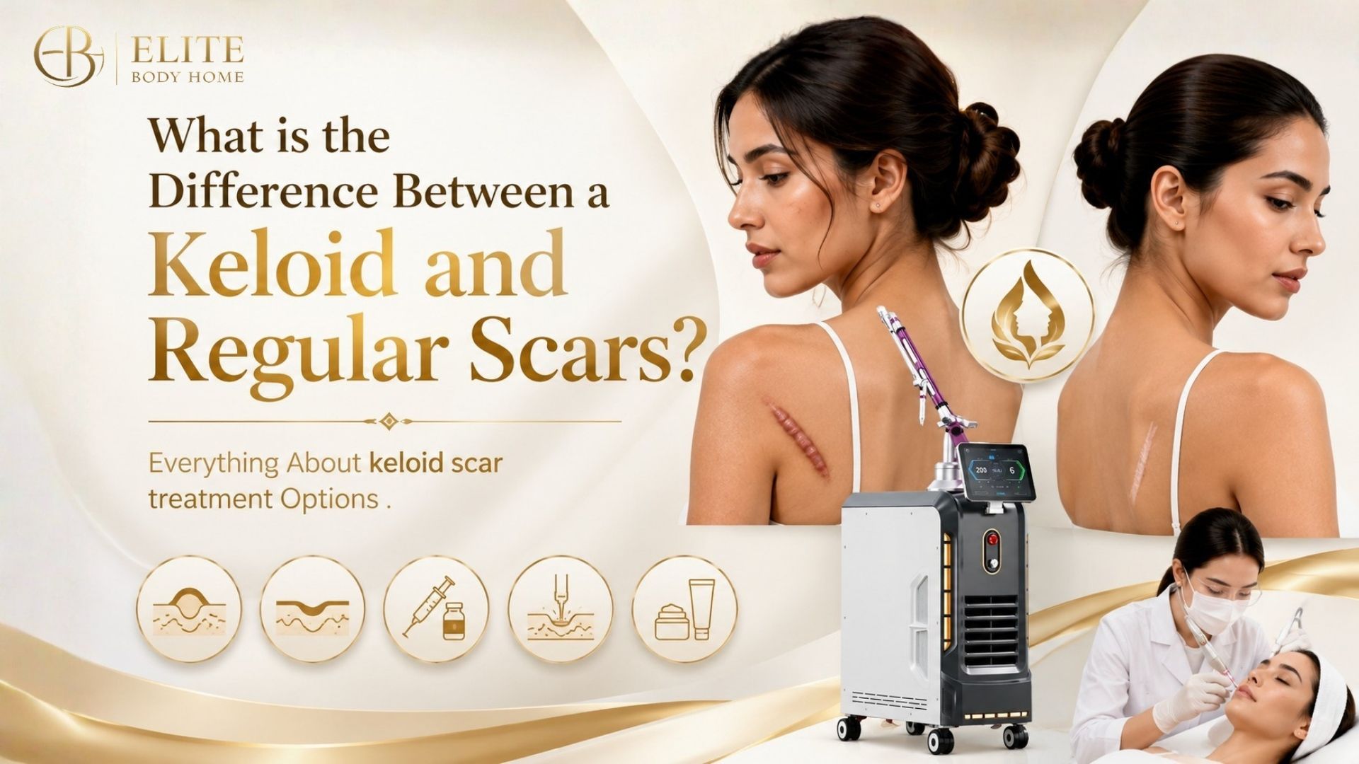 What is the Difference Between a Keloid and Regular Scars?