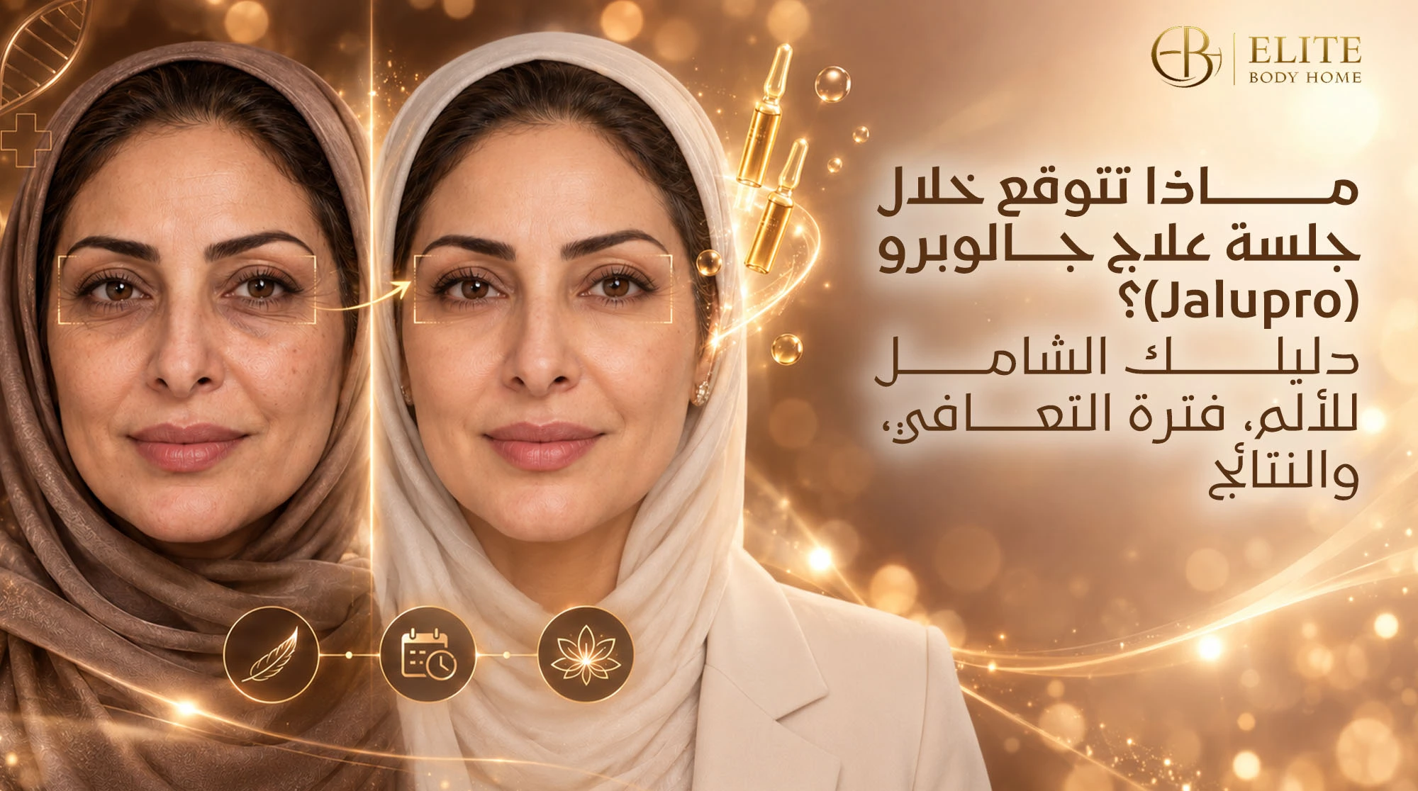 ماذا تتوقع خلال جلسة علاج جالوبرو (Jalupro)؟ دليلك الشامل للألم، فترة التعافي، والنتائج