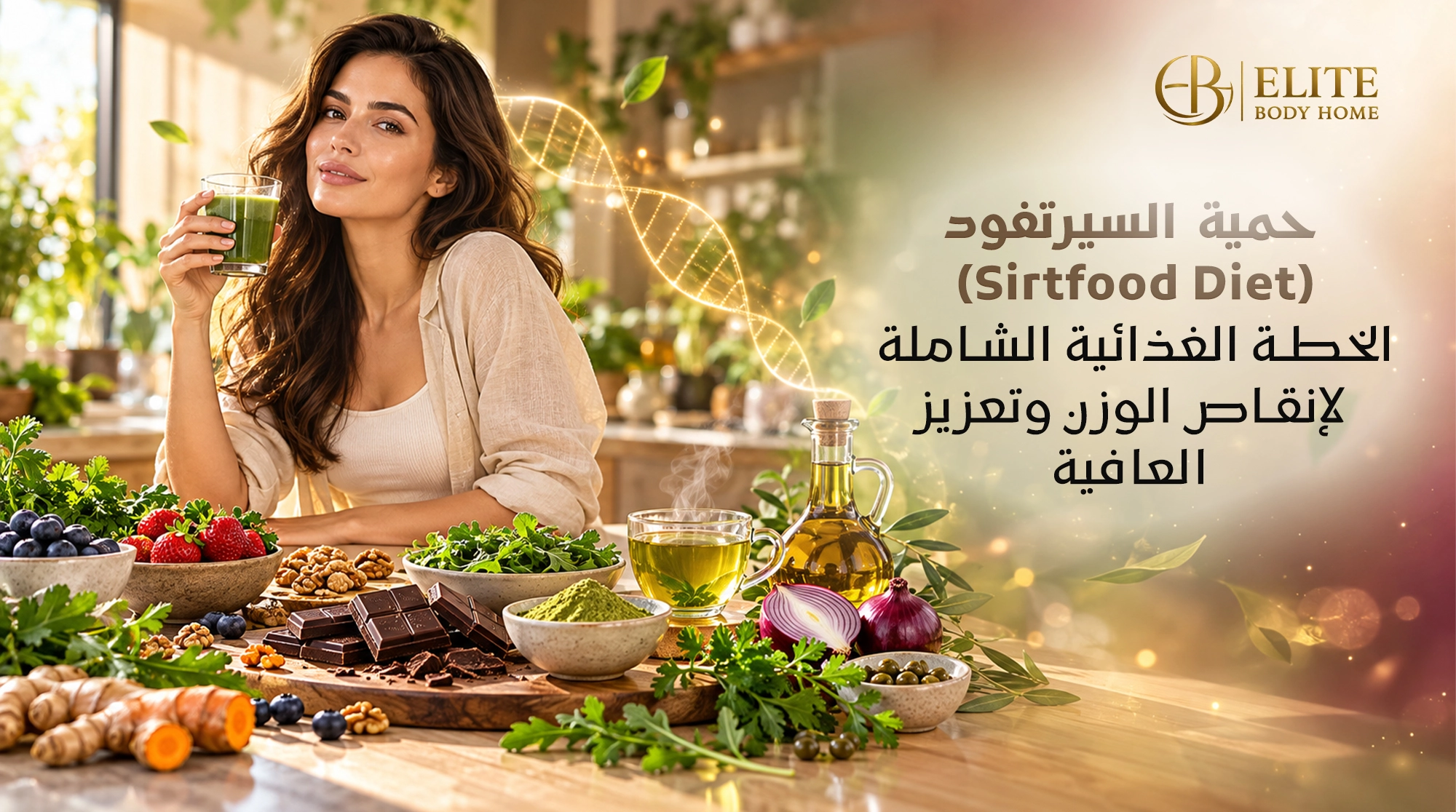 حمية السيرتفود (Sirtfood Diet): الخطة الغذائية الشاملة لإنقاص الوزن وتعزيز العافية