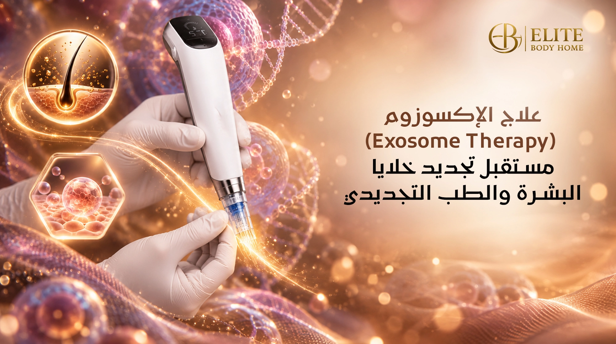 علاج الإكسوزوم (Exosome Therapy): مستقبل تجديد خلايا البشرة والطب التجديدي