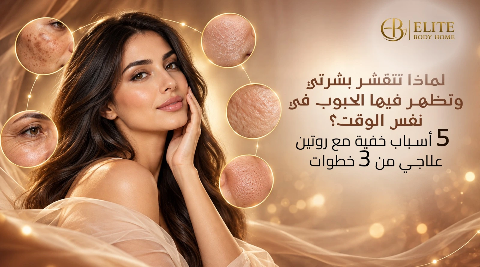 لماذا تتقشر بشرتي وتظهر فيها الحبوب في نفس الوقت؟ 5 أسباب خفية مع روتين علاجي من 3 خطوات